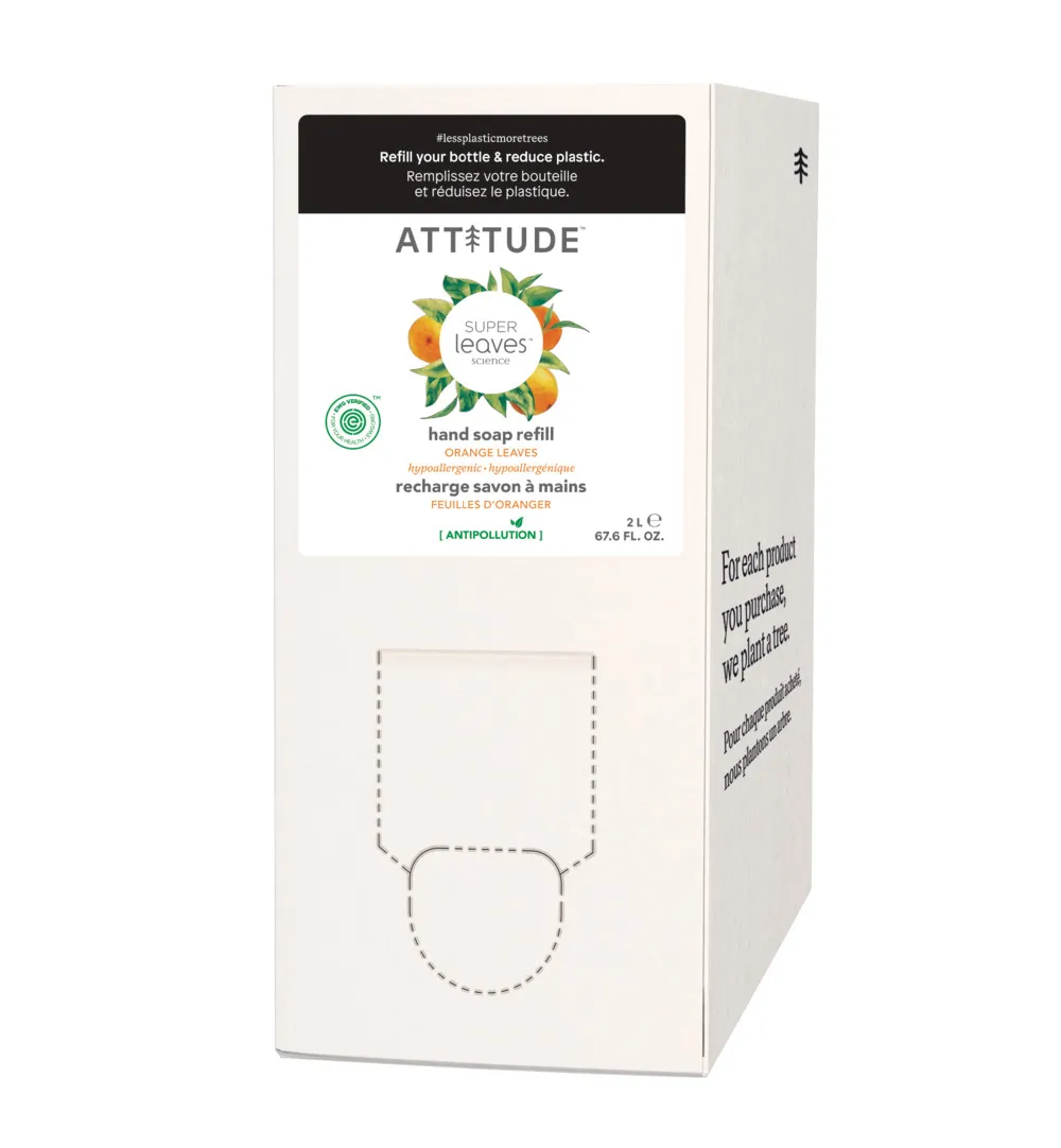 Attitude Super Leaves Bulk2 Go Handzeep orange leaves (2000 ml)