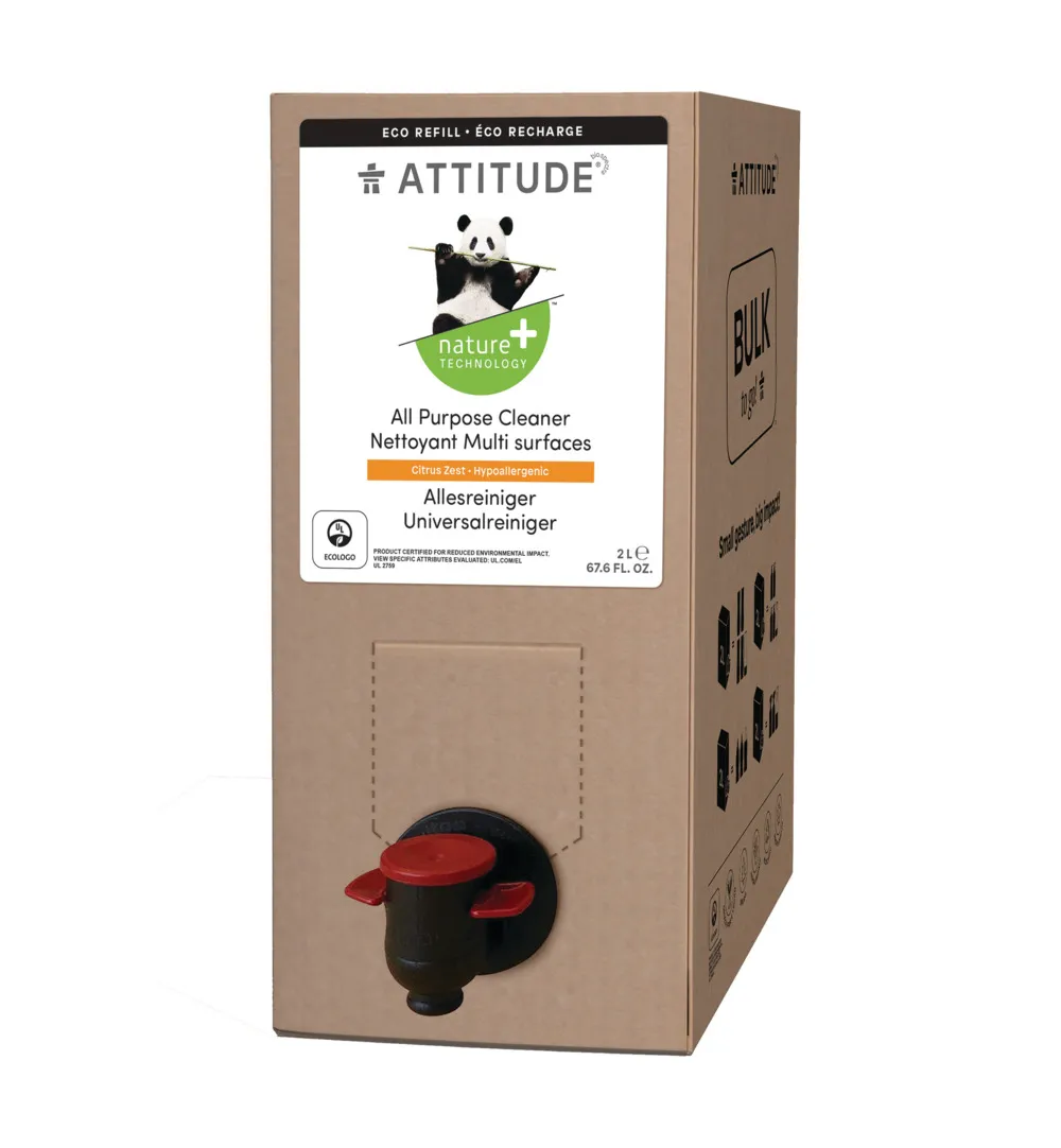 Attitude Nature+ Bulk2Go Allesreiniger Citrus Zest (2000 ml)