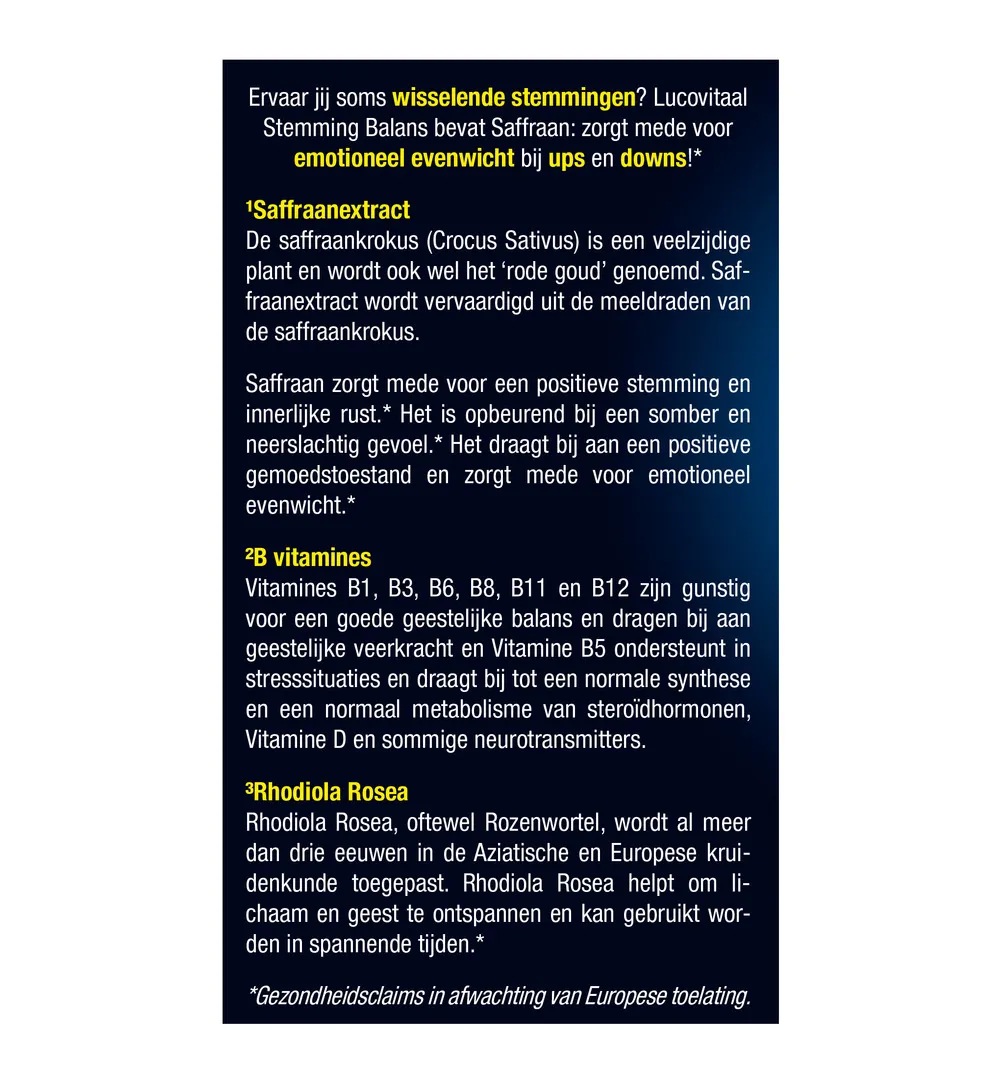 Lucovitaal Stemming Balans (30 capsules) - image 5