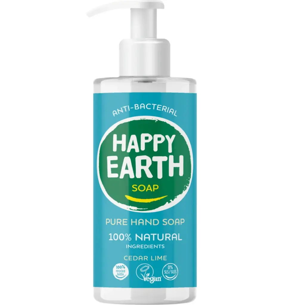 Happy Earth Pure Hand Soap Cedar Lime (300 ml)
