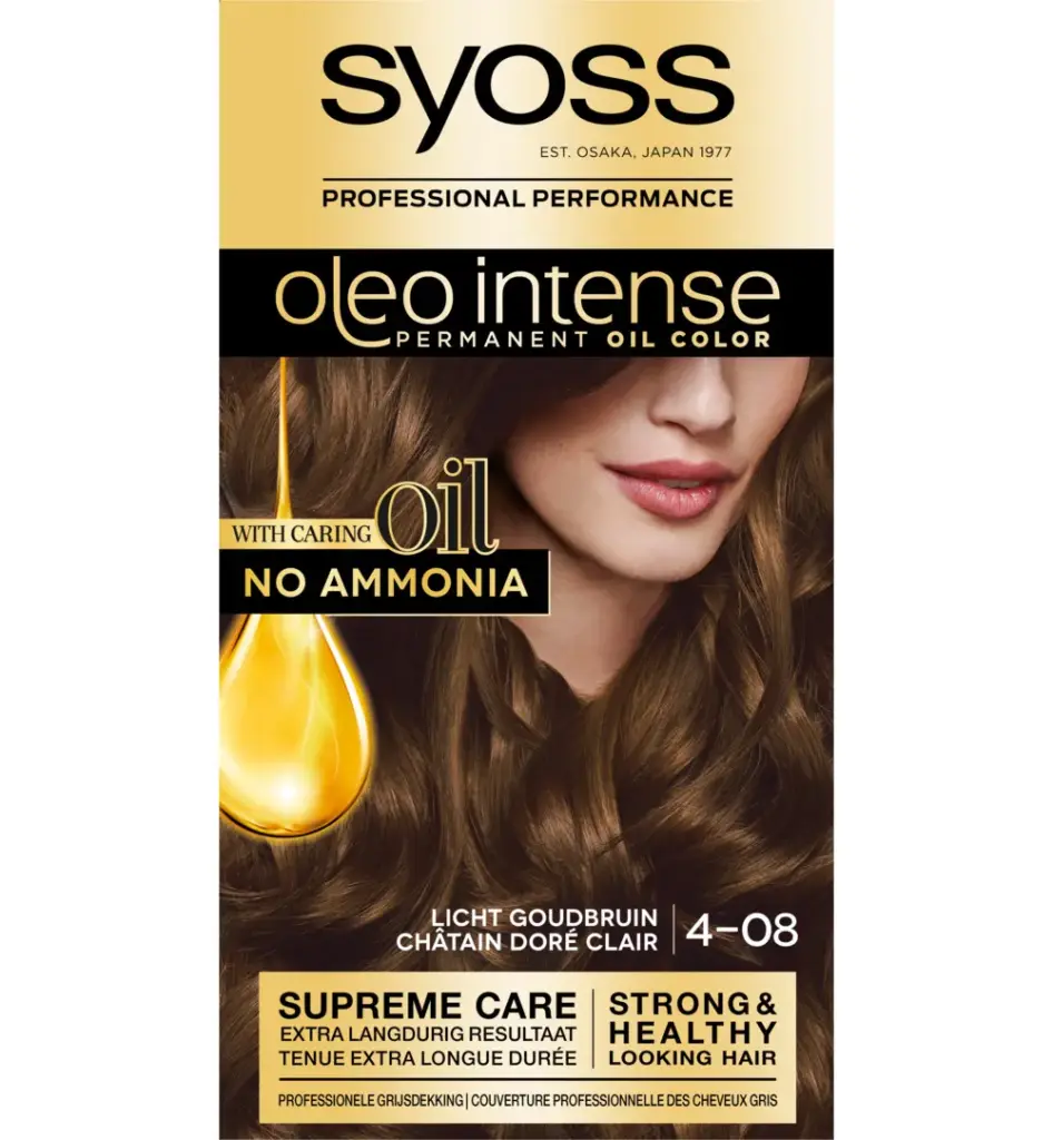Syoss Color Oleo Intense Color oleo 4-08 natural golden brown (1 set)