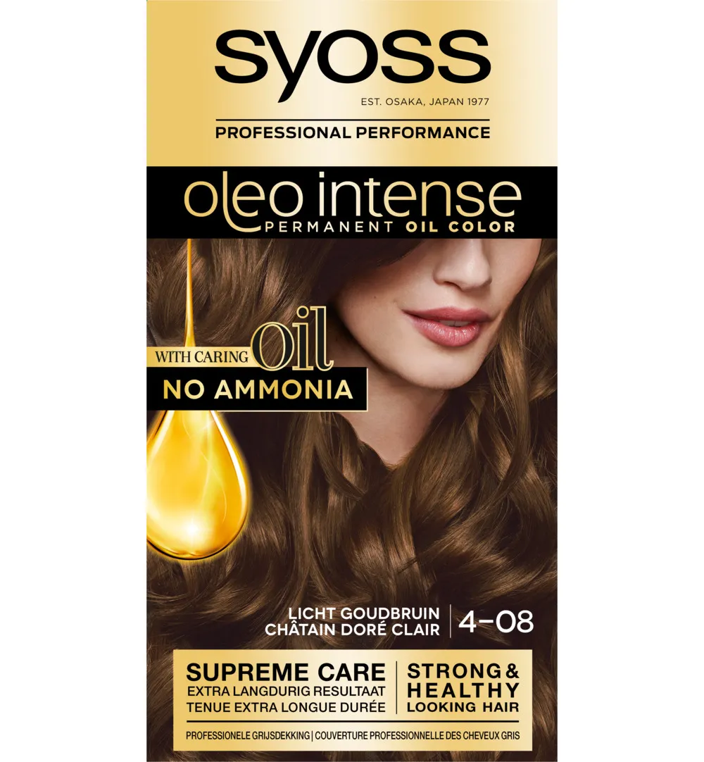 Syoss Color Oleo Intense Color oleo 4-08 natural golden brown (1 set)