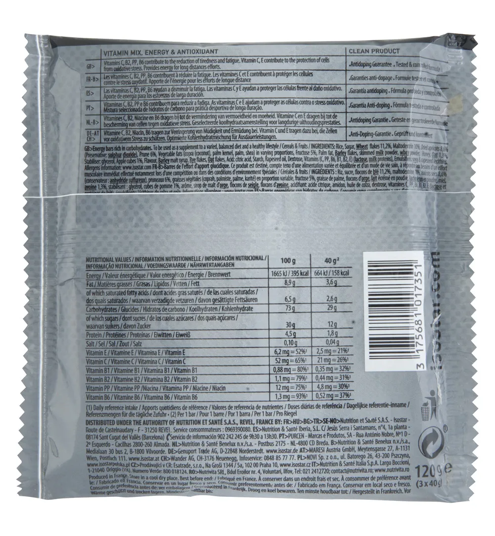 Isostar Reep Endurance+ (3 X 40 gr)