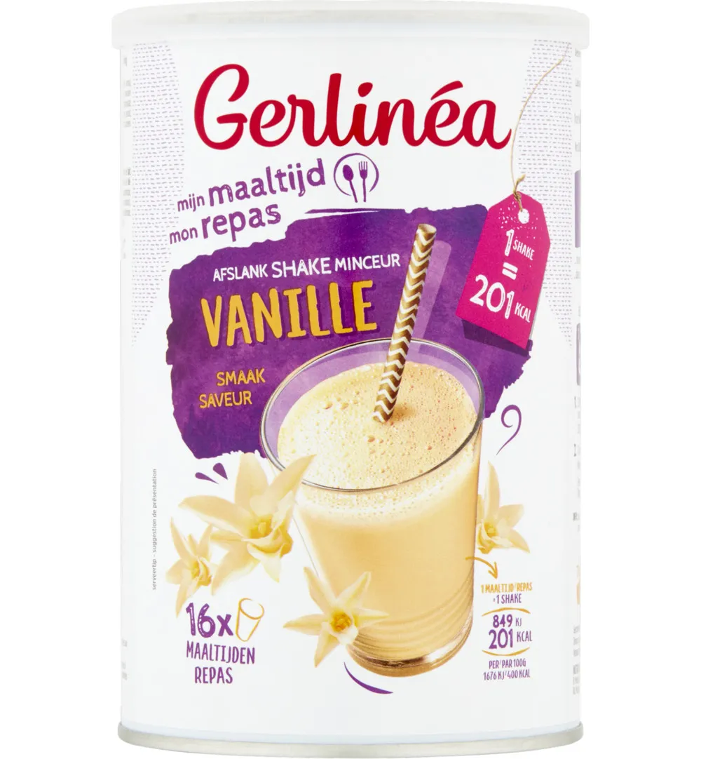Gerlinéa Afslank Maaltijdshake Vanille smaak (436 gr)