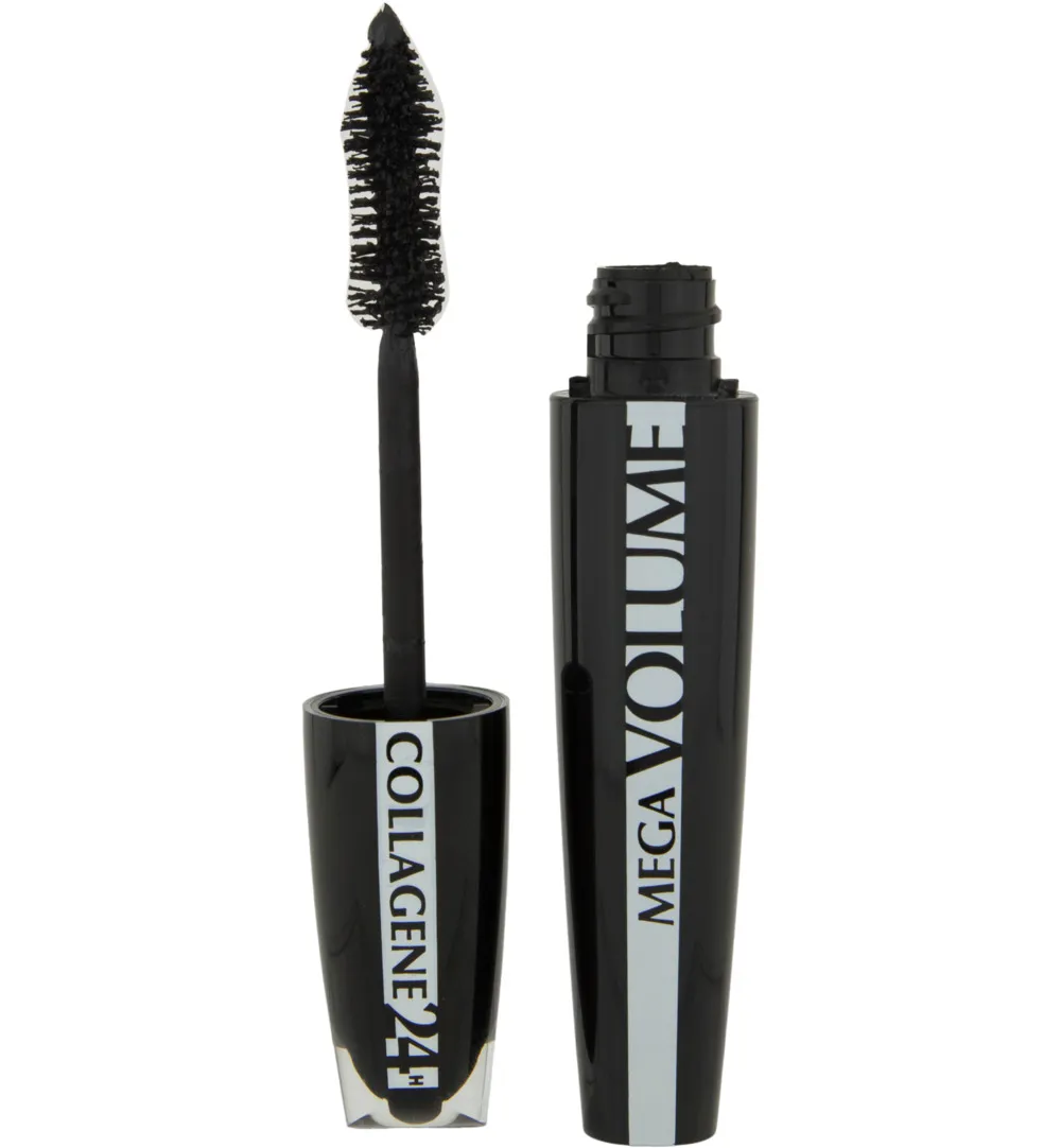 L'Orã©Al Mega Volume Collageen 24H - Black - Mascara (1 Stuk)