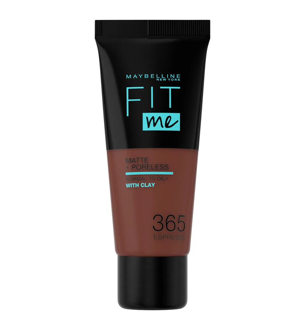 Maybelline New York Fit Me matte & poreless foundation 365 espresso (1 stuk)