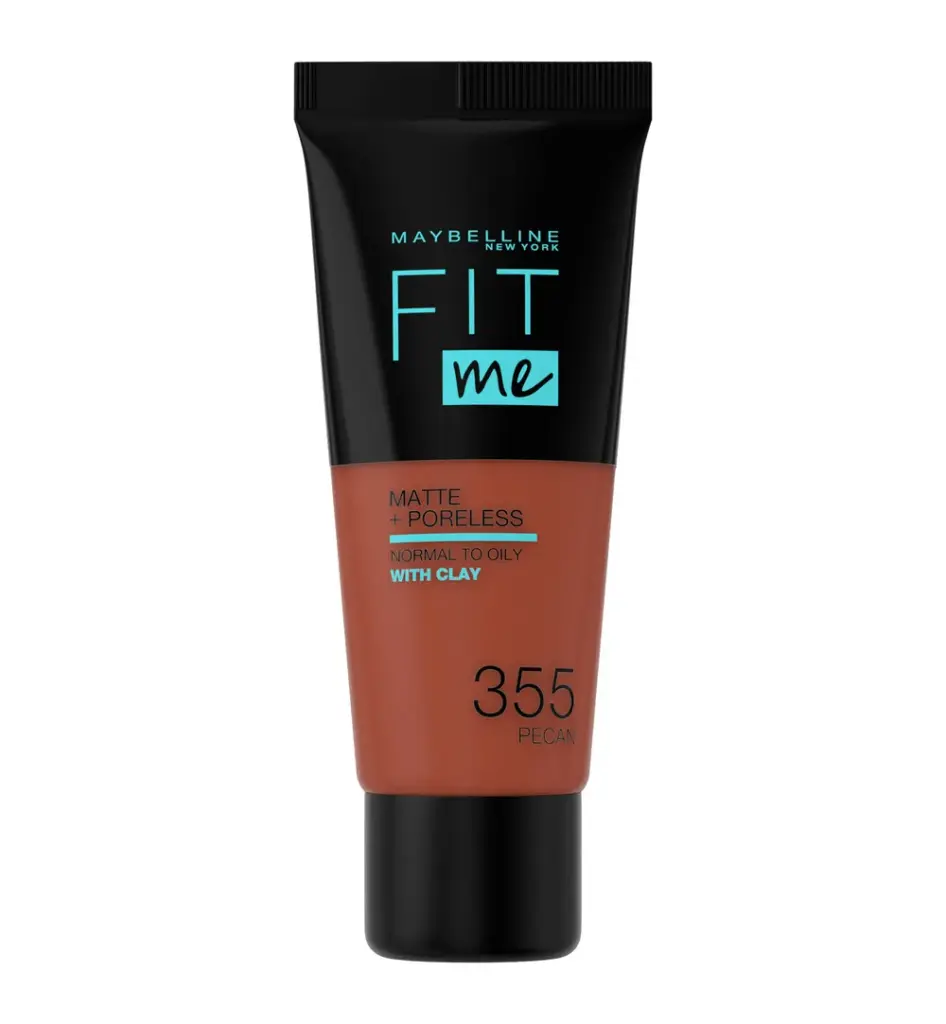 Maybelline New York Fit Me Matte & Poreless Foundation 355 Pecan (1 stuk)