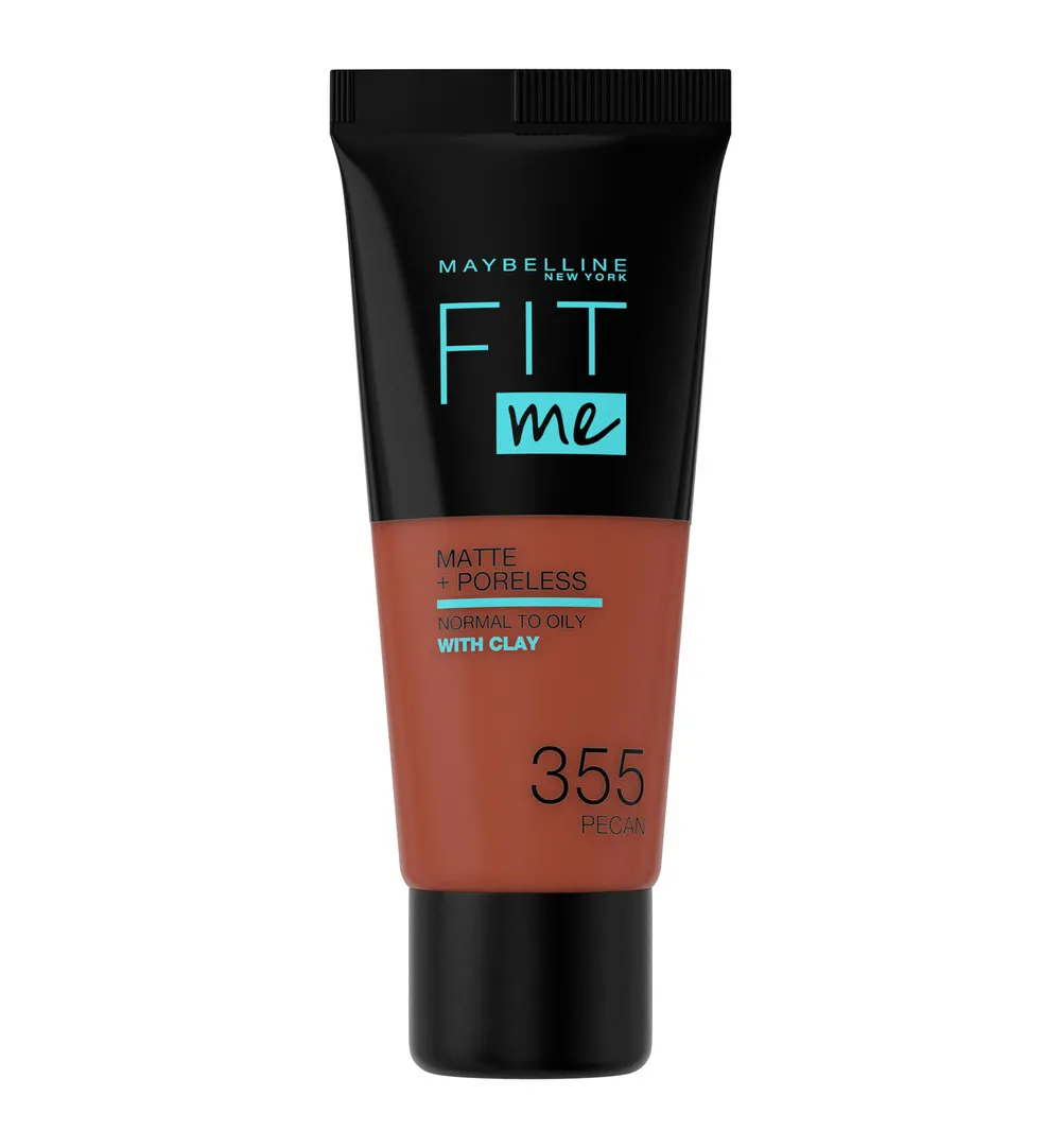 Maybelline New York Fit Me Matte & Poreless Foundation 355 Pecan (1 stuk)