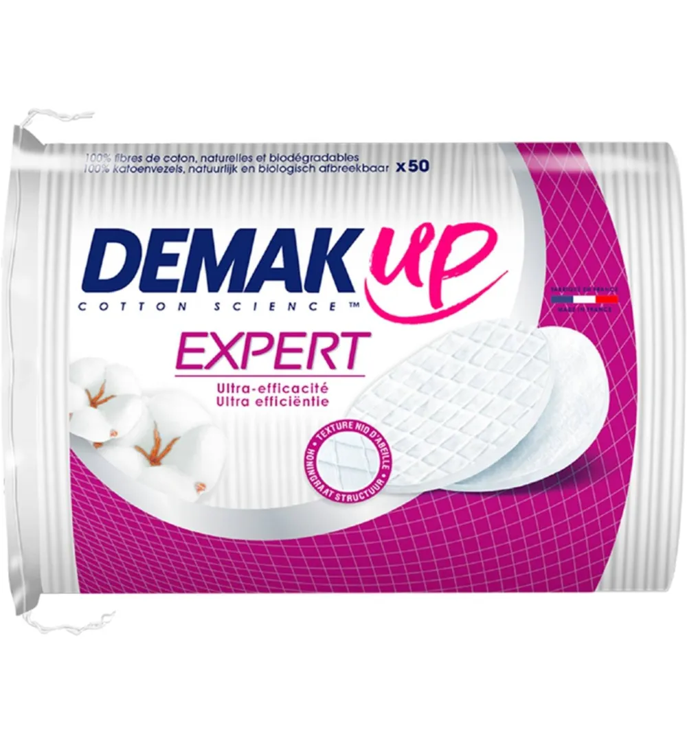 Demak Up Make Up Pads Expert Oval (50 stuks)