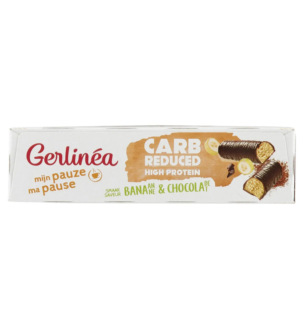 Gerlinéa Carb Reduced - High Protein Repen Banaan Chocolade (372 gr) - image 3