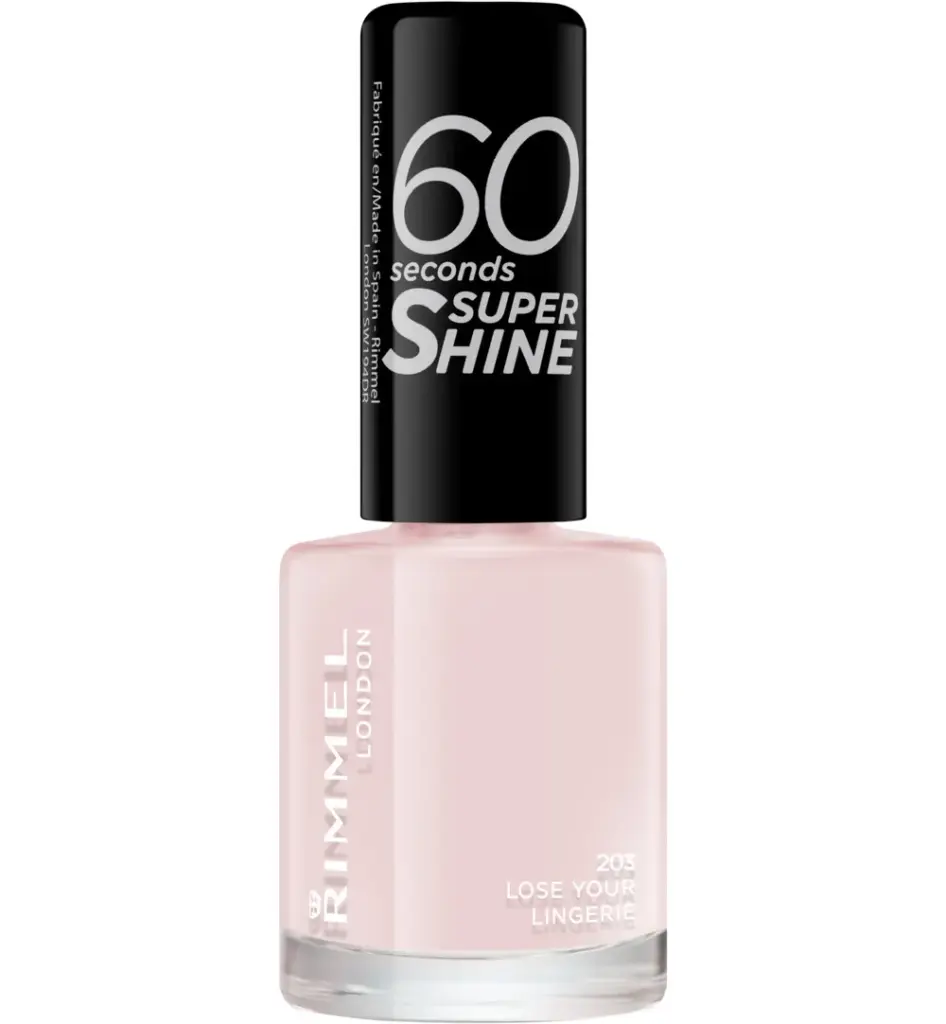 Rimmel London 60sec Supershine nagellak : 203 - Lose Your Lingerie (1 stuk)