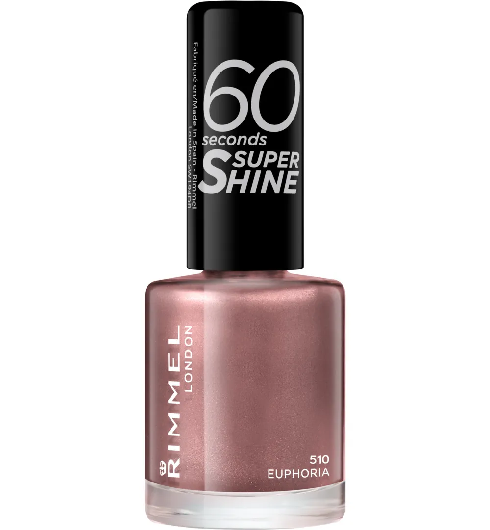 Rimmel London 60sec Supershine nagellak : 510 - Euphoria (1 stuk)