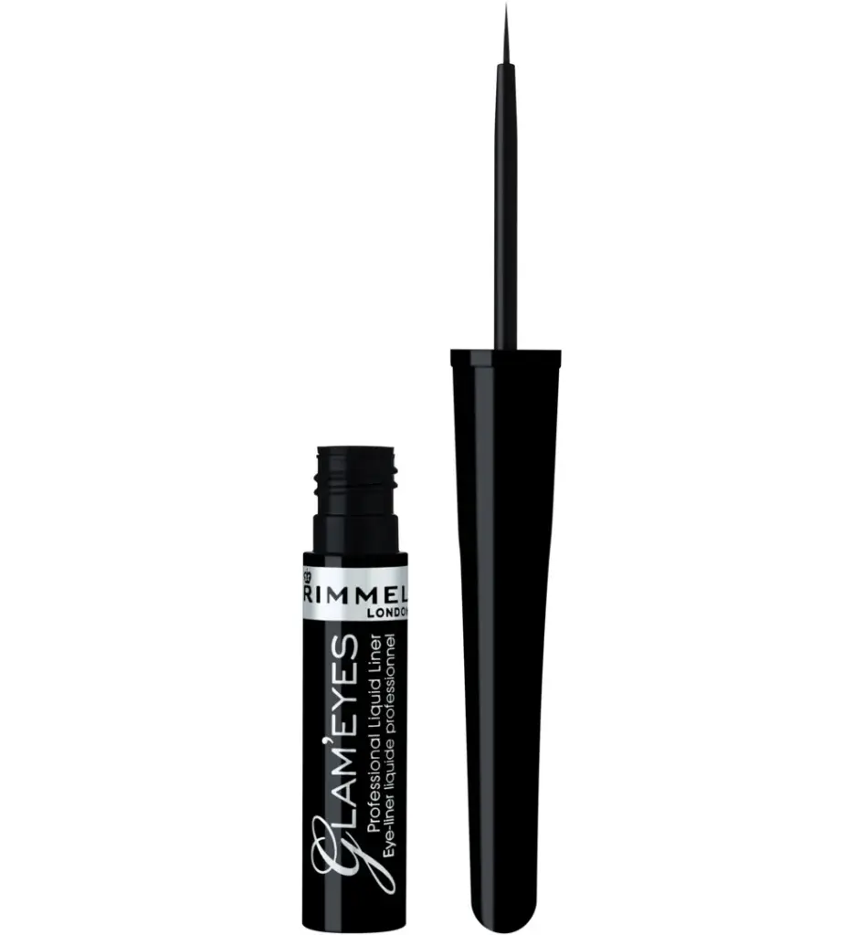 Rimmel London Glam'Eyes Professional eyeliner : 001 - Black Glamour (1 stuk)
