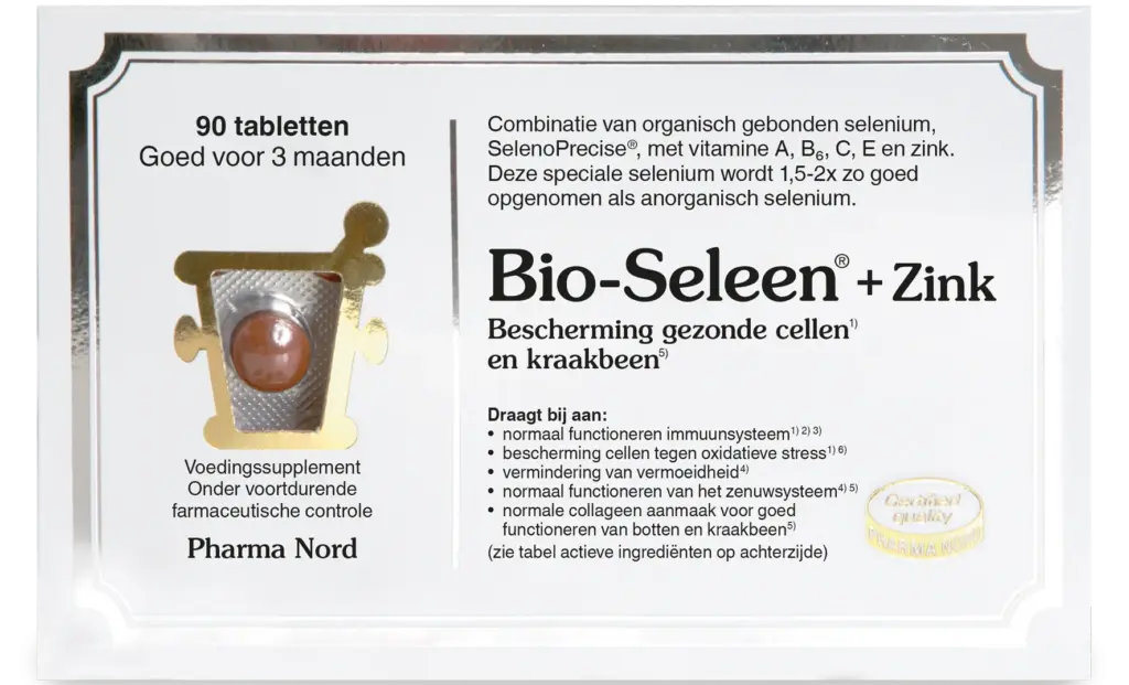 Pharma Nord Bio-Seleen + Zink (90 tabletten)