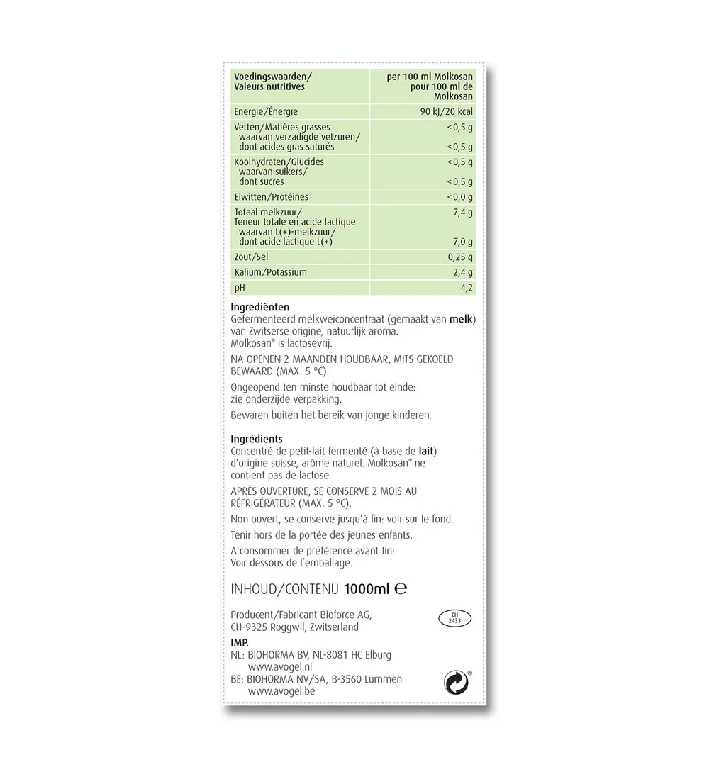 A.Vogel Molkosan (1000 ml) - image 3