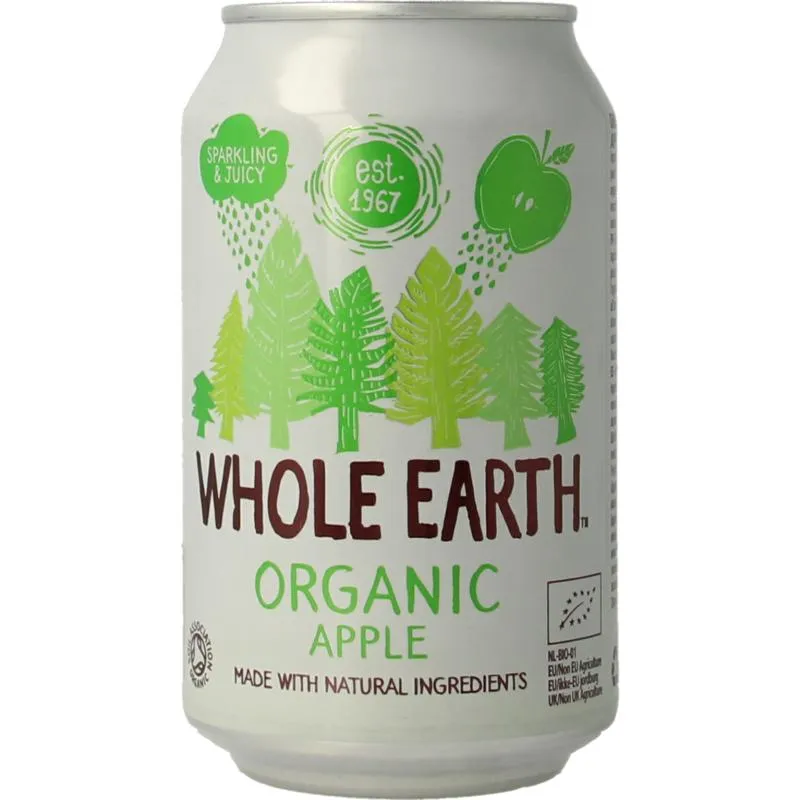 Whole Earth Sparkling Apple Bio (330 ml)