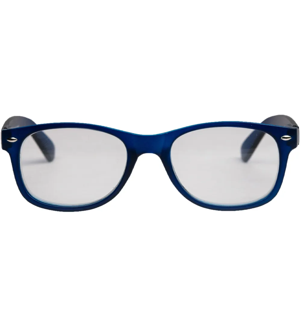Melleson Leesbril wayfarer mat blauw +2.00 (1 stuk)