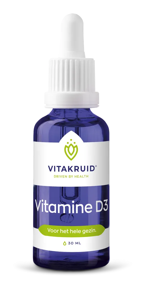 Vitakruid Vitamine D3 Druppels 5 mcg / 200 IE per Druppel (30 ml)