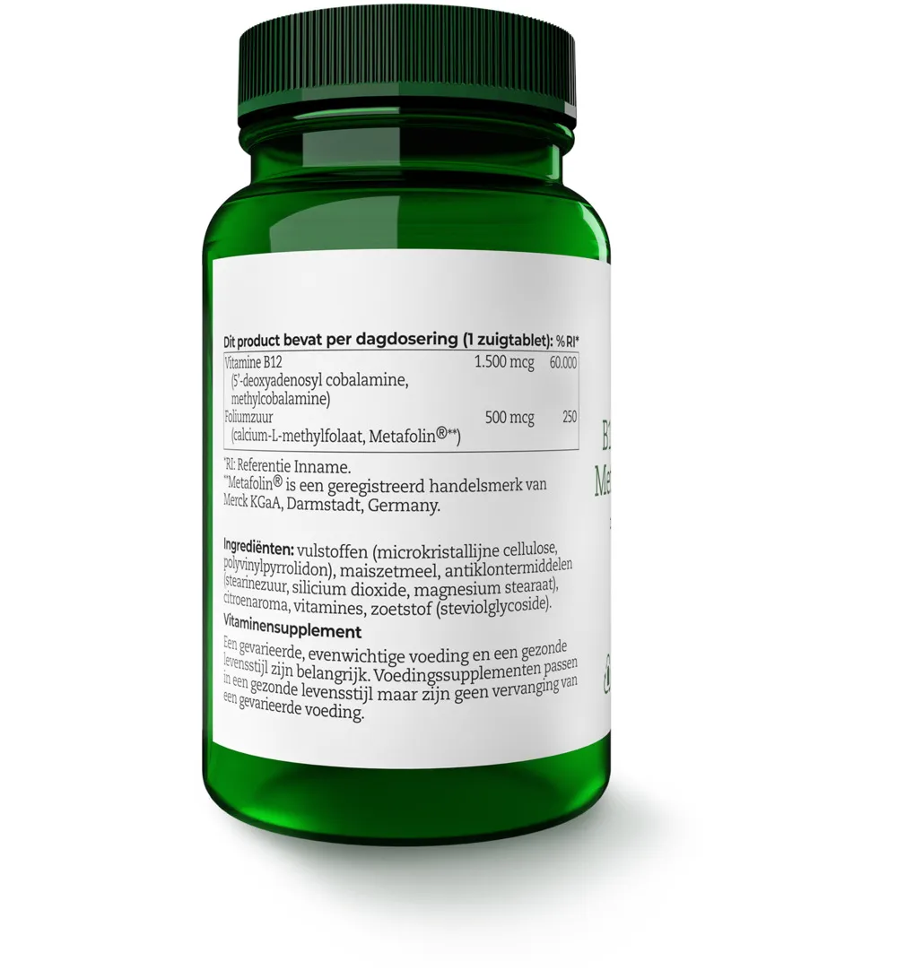 AOV 253 B12 Adenosyl & methylcobalamine (60 zuigtabletten)