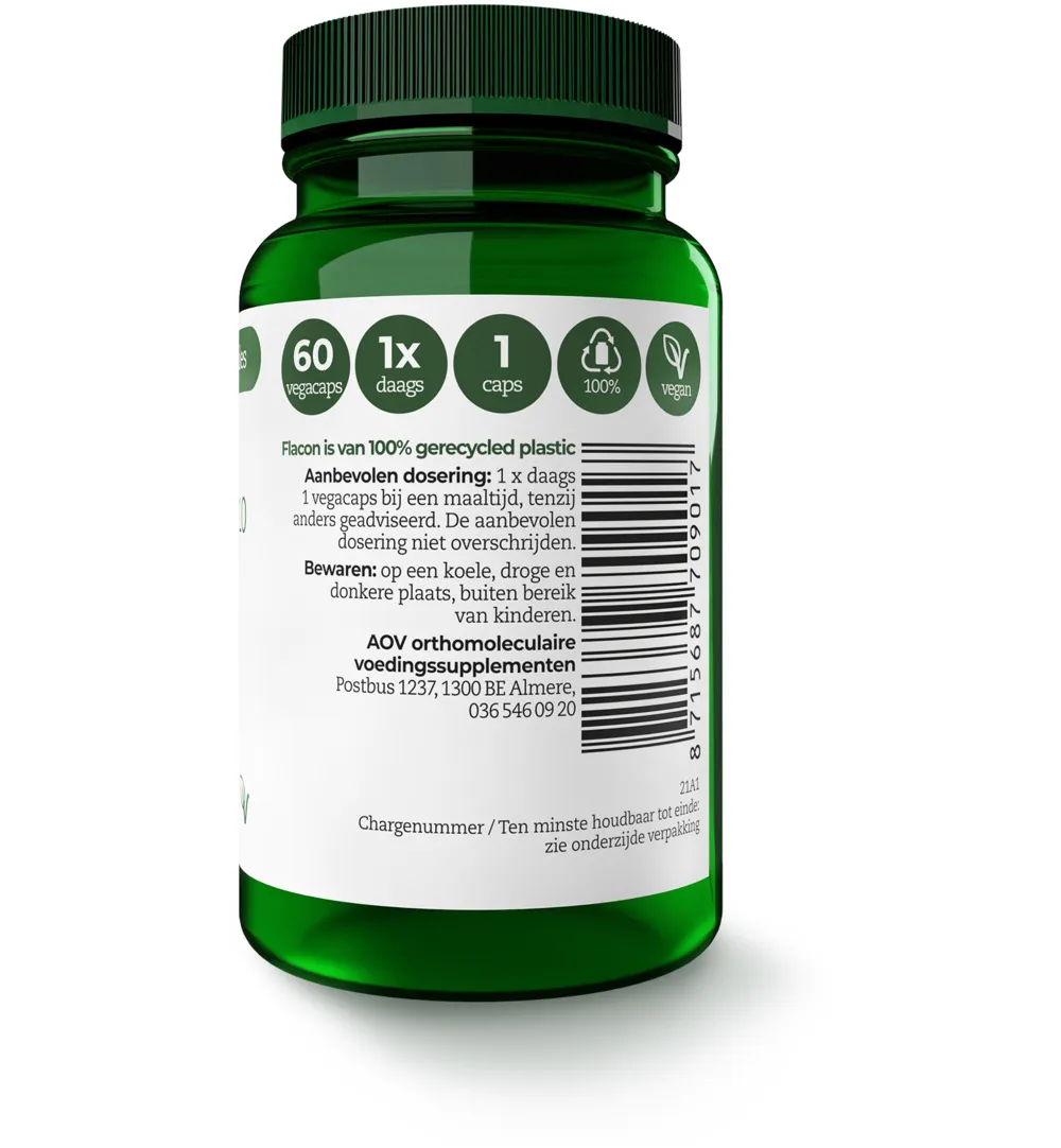 AOV 901 Co-Enzym Q10 (60 vega capsules) - image 2