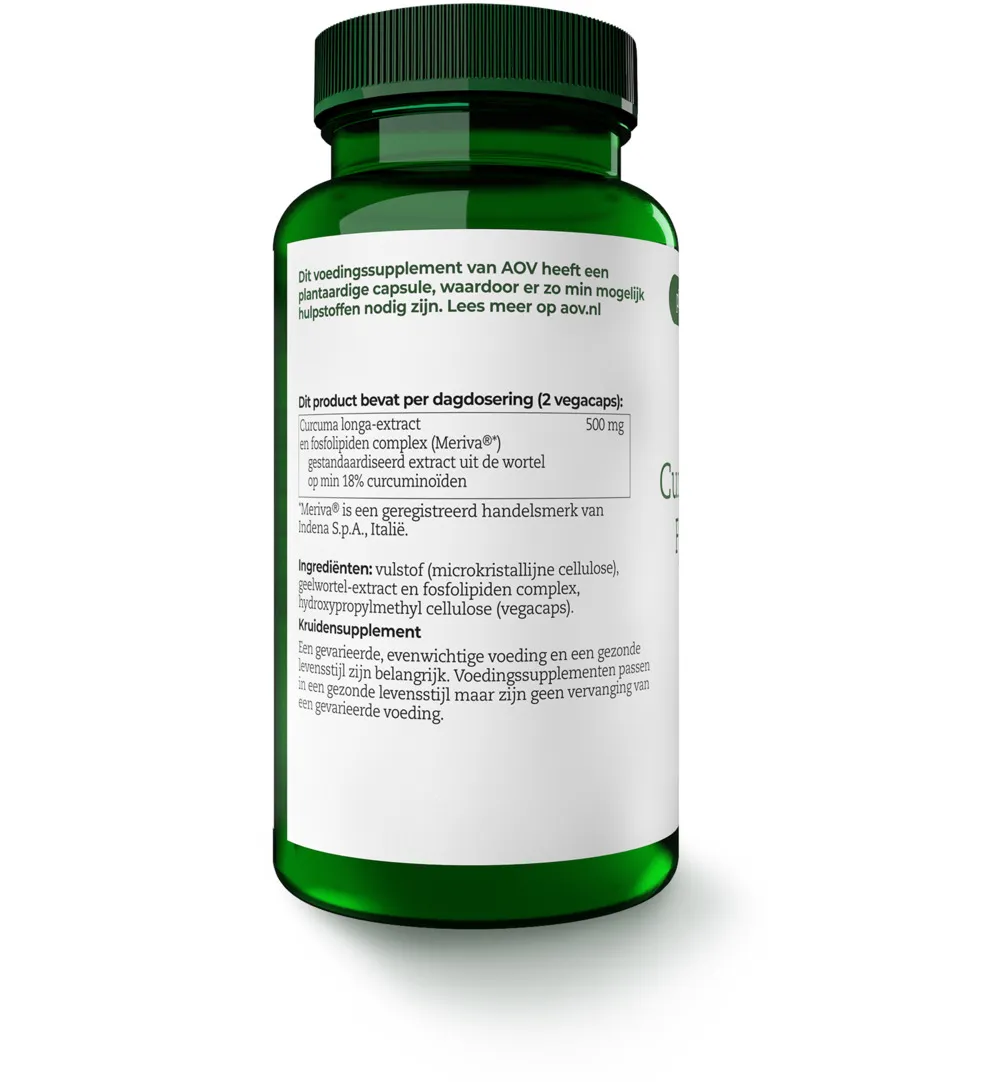AOV 831 Curcuma longa fytosomaal (60 vega capsules)