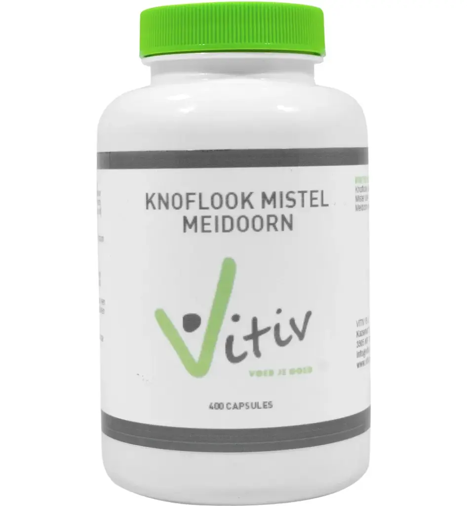 Vitiv Knoflook Mistel Meidoorn (400 capsules)
