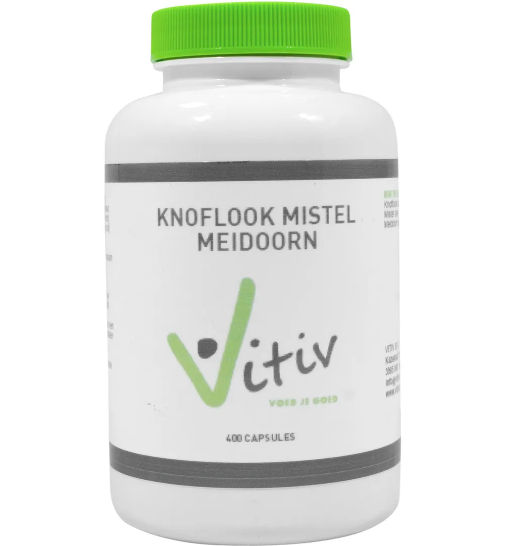 Vitiv Knoflook Mistel Meidoorn (400 capsules)