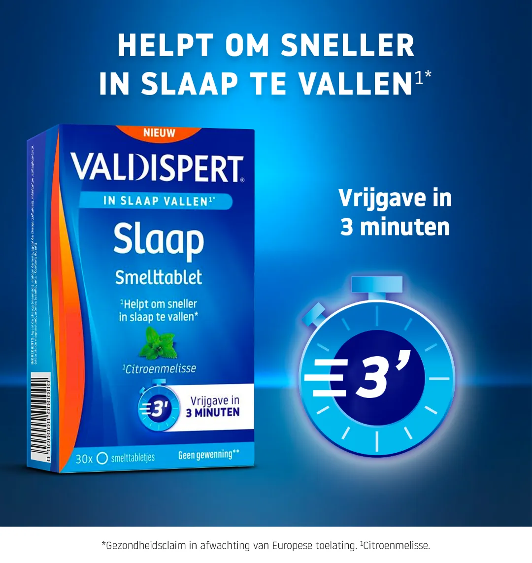 Valdispert Slaap Smelttablet (30 Tabletten)