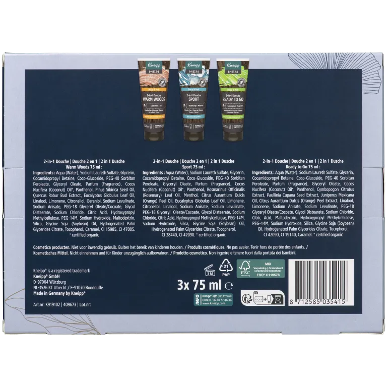 Kneipp Men geschenk set douche (1 set) - image 2