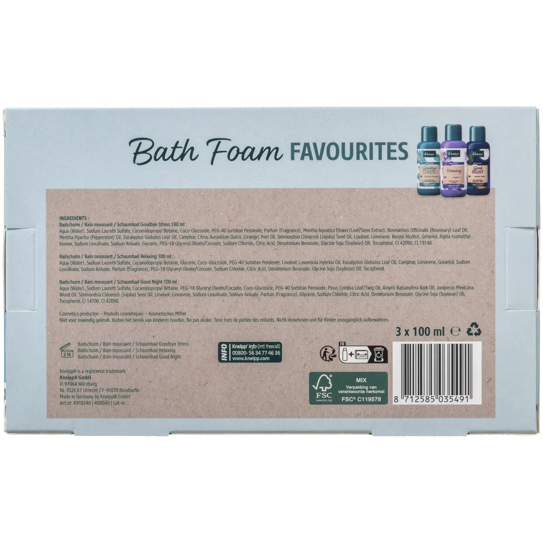 Kneipp Geschenk set bath foam collection (1 set) - image 2