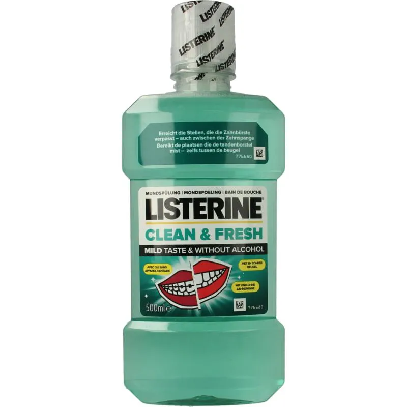 Listerine Mondwater clean & fresh (500 ml)