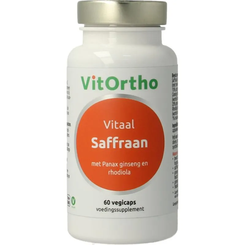 Vitortho Saffraan Vitaal (60 vega capsules)