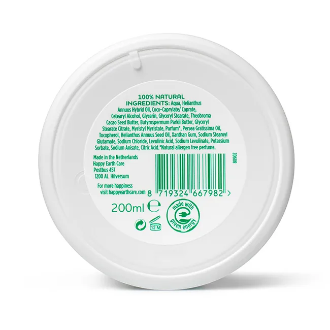 Happy Earth Voedende Creme (200 ml) - image 2