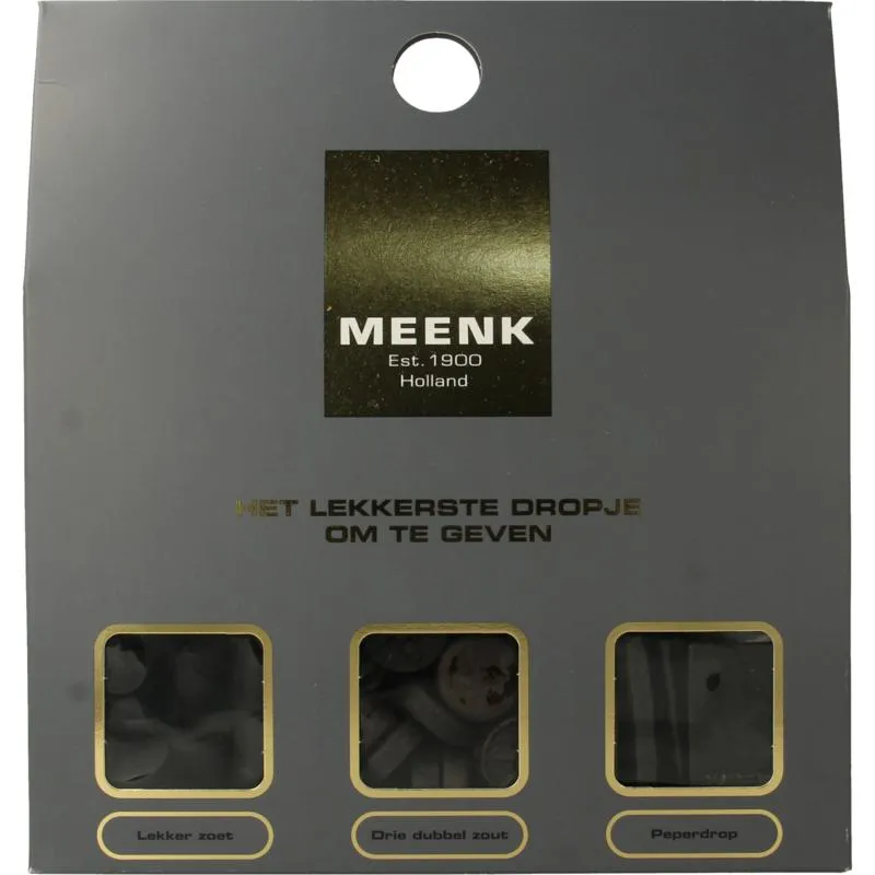 Meenk Meenk cadeau zoet, zout, peper ig (1 stuk)