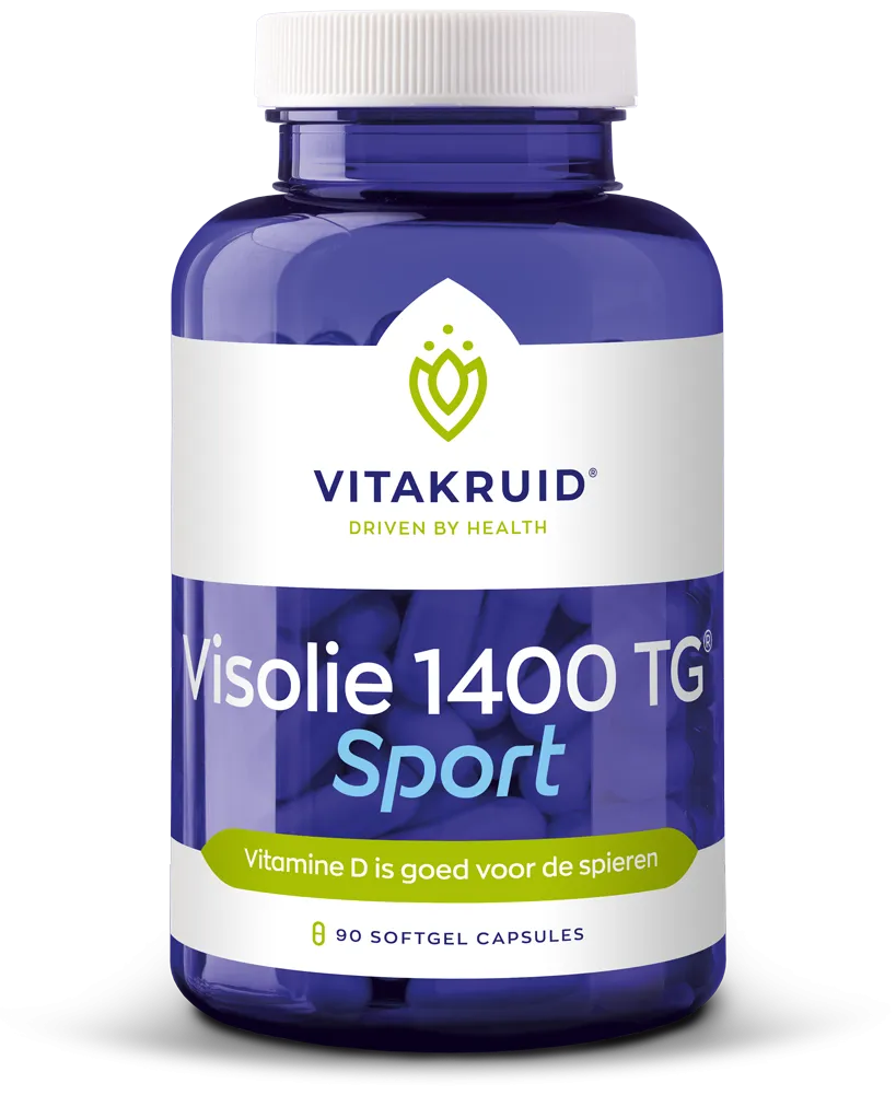 Vitakruid Visolie 1400 Sport Triglyceriden EPA 40% DHA 20% (90 softgels)