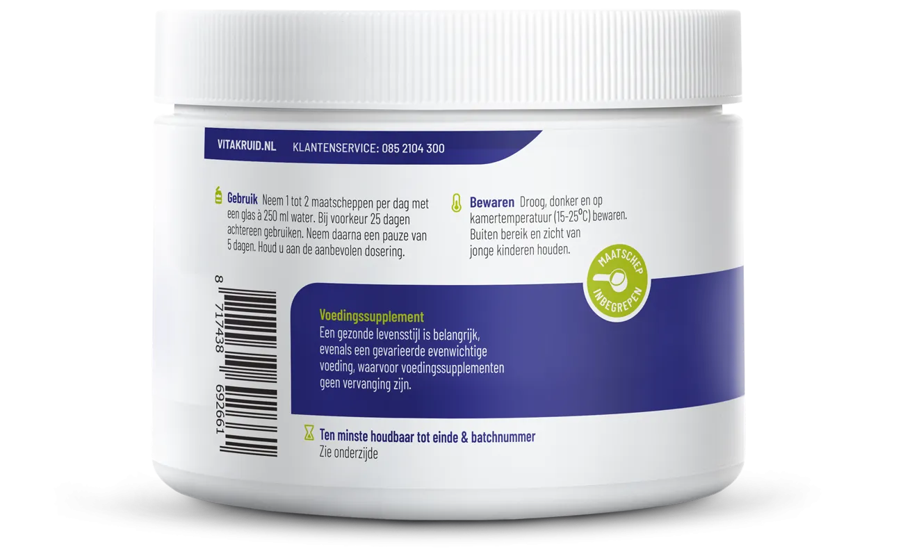 Vitakruid Beauté Collageen Complex Keratine Hyaluronzuur (138 gr)