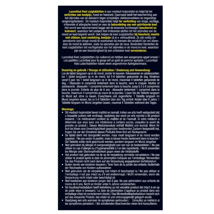 Lucovitaal Keelpijn 2-in-1 (10 zuigtabletten) - image 2