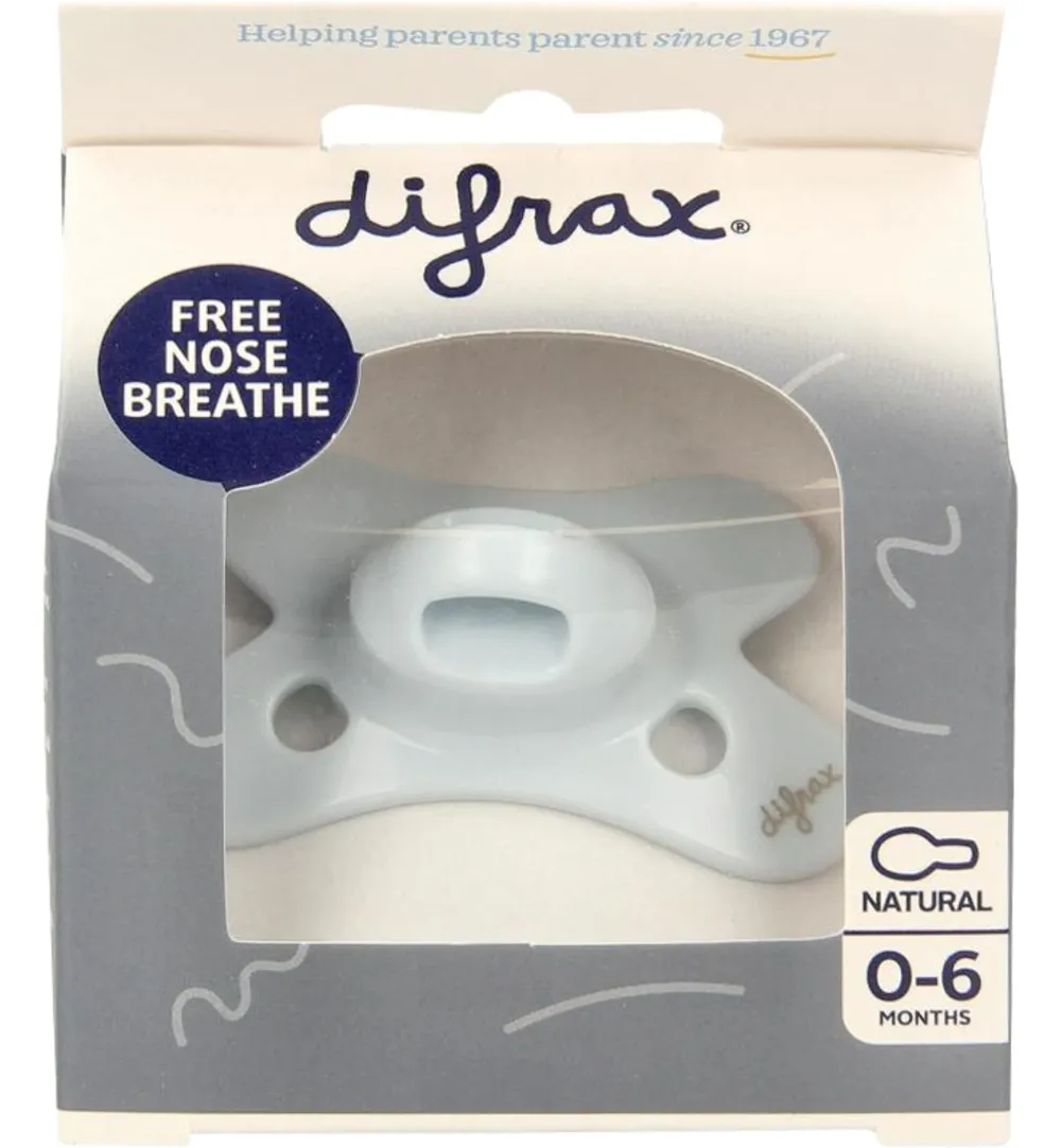 Difrax Fopspeen Natural 0-6 Maanden uni (1 stuk)