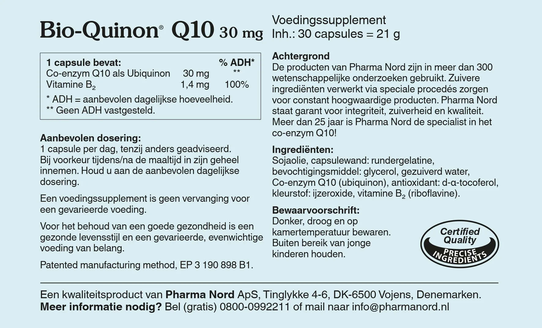 Pharma Nord Bio Quinon Q10 Active 30mg (30 capsules)