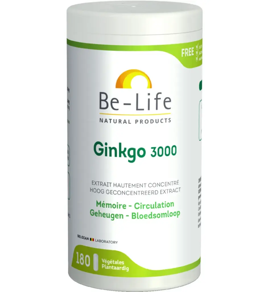 Be-Life Gink-go 3000 bio (180 softgels)