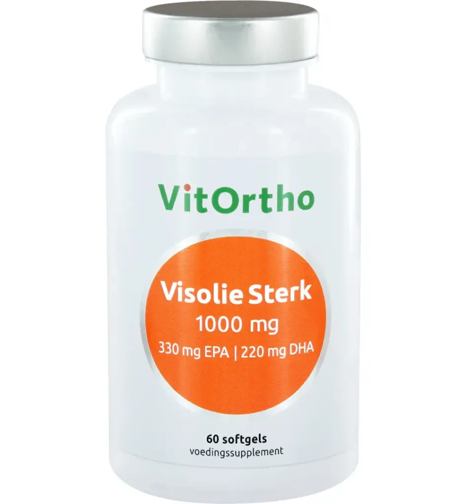 Vitortho Visolie Sterk 1000 Mg 330 Mg Epa 220 Mg Dha (60 Softgels)
