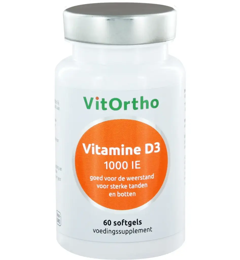 VitOrtho Vitamine D3 1000IE (60 softgels)