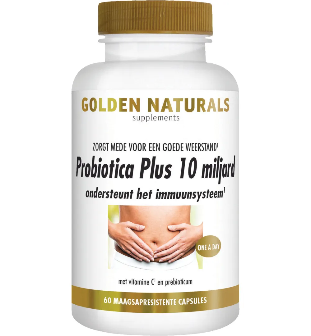 Golden Naturals Probiotica 10 Miljard (60 vega capsules)
