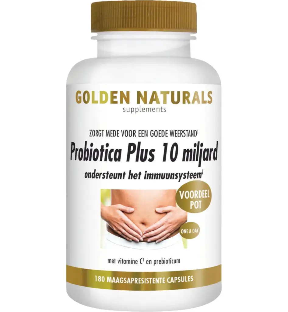Golden Naturals Probiotica 10 Miljard (180 vega capsules)