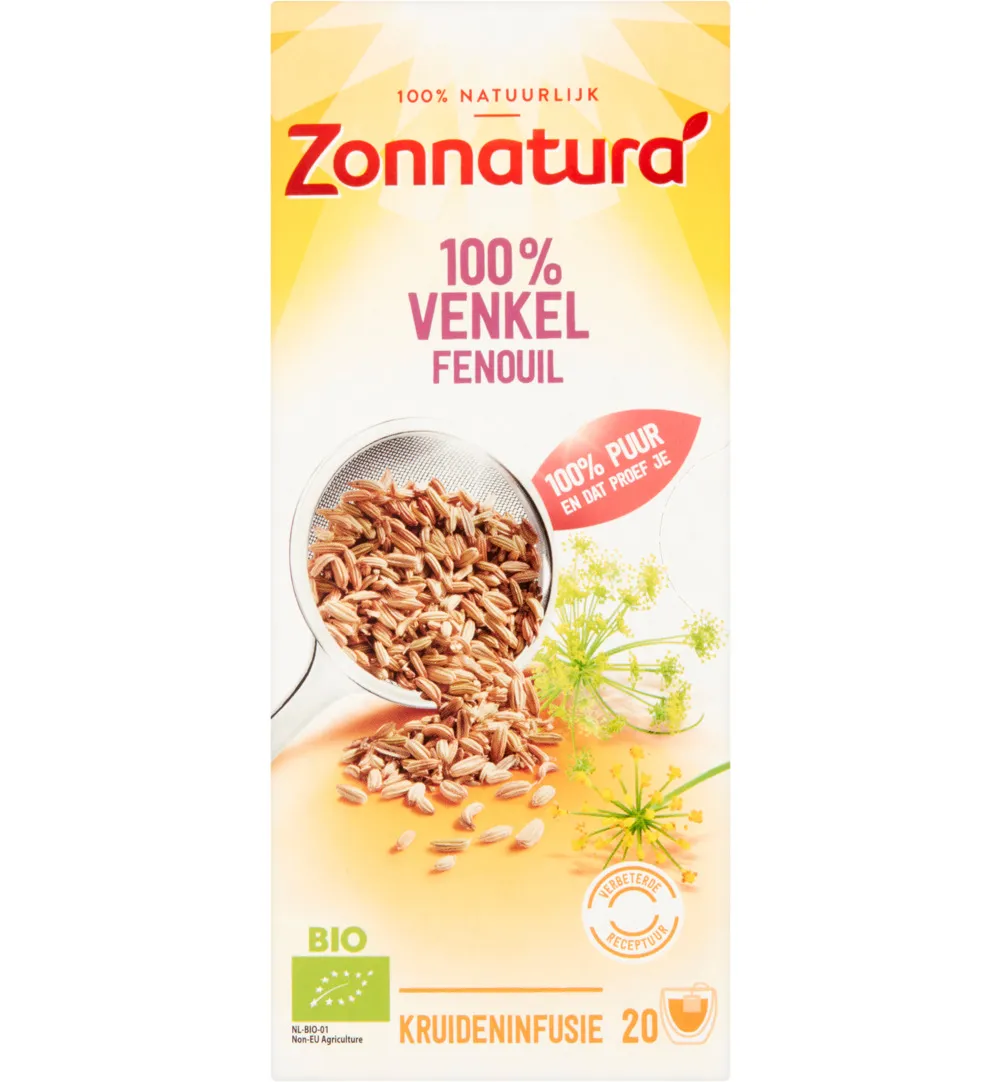 Zonnatura Venkel Thee 100% Bio (20 stuks)