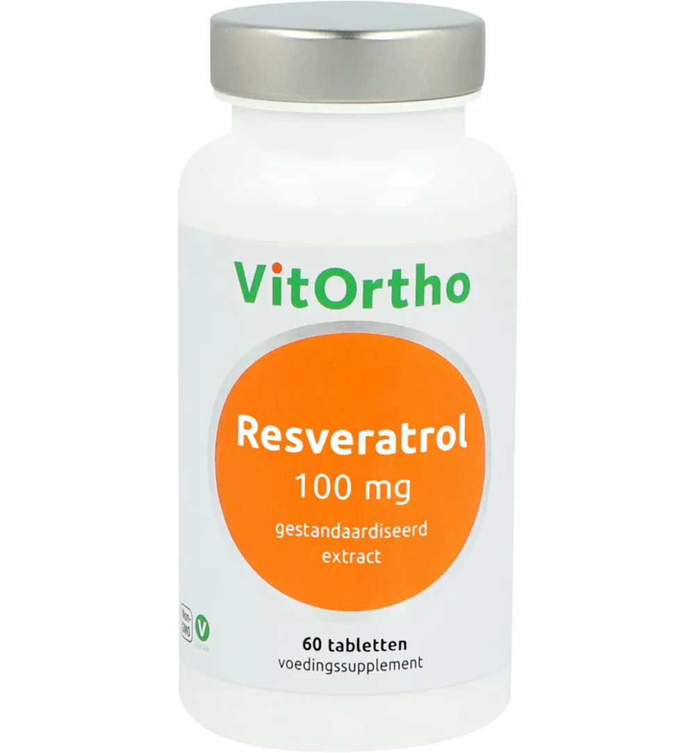 VitOrtho Resveratrol 100 mg (60 tabletten)