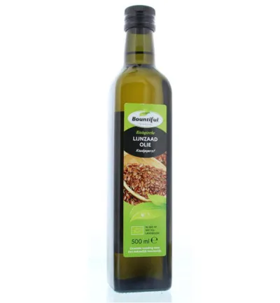 Bountiful Lijnzaadolie Bio (500 ml)