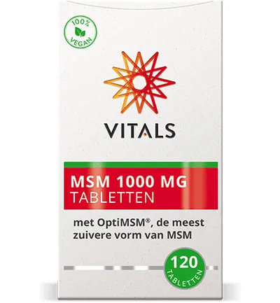 Vitals MSM zwavel 1000 mg (120 tabletten) - image 2