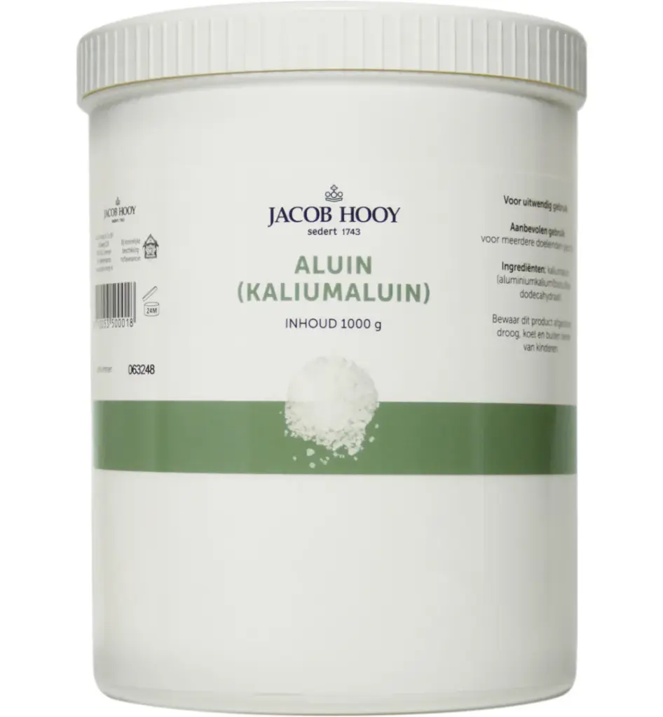 Jacob Hooy Aluin Meelkristal Pot (1000 gr)