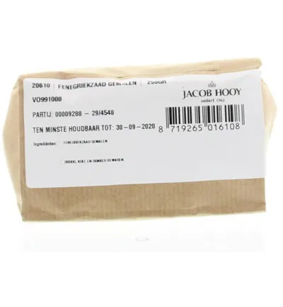 Jacob Hooy Fenegriek Gemalen (250 gr)